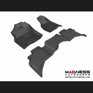 Dodge RAM 1500 Quad Cab Floor Mats (Set of 3) - Black by 3D MAXpider